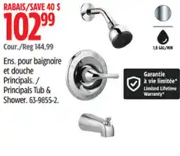 Canadian Tire Principals Tub & Shower offer