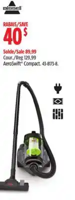 Canadian Tire Bissell AeroSwift Compact offer