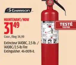 Canadian Tire GARRISON 1A10BC/2.5-lb Fire Extinguisher offer