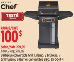 Canadian Tire master Chef Grill Turismo 2-Burner Convertible BBQ offer