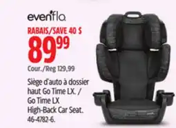 Canadian Tire Go Time LX High-Back Car Seat offer