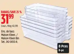 Canadian Tire Kleen Maison Kleen Bin Set offer