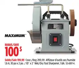 Canadian Tire Maximum 0˝x2˝Wet/Dry Tool Sharpener offer