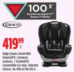 Canadian Tire Graco Extend2Fit Convertible Car Seat offer