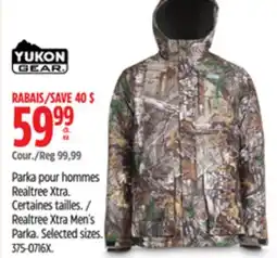 Canadian Tire Realtree Xtra Men's Parka offer