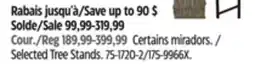 Canadian Tire Selected Tree Stands offer