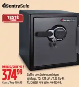 Canadian Tire Sentrysafe 1.23 Cu-Ft XL Digital Fire Safe offer