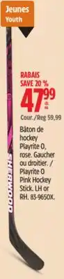 Canadian Tire Sherwood Pink Hockey Stick. LH or RH offer