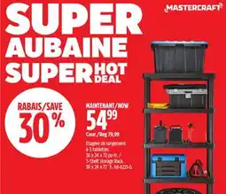 Canadian Tire Mastercraft 5-Shelf Storage Rack offer