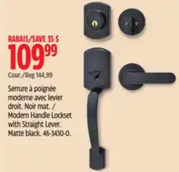 Canadian Tire Garrison Modern Handle Lockset with Straight Lever offer