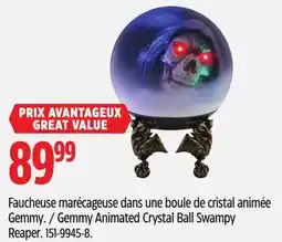 Canadian Tire Gemmy Animated Crystal Ball Swampy Reaper offer