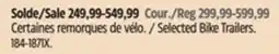 Canadian Tire Raleigh Selected Bike Trailers offer