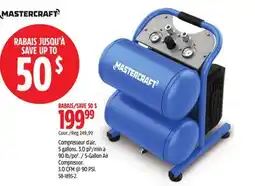 Canadian Tire Mastercraft 5-Gallon Air Compressor offer