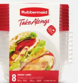 Canadian Tire Rubbermaid 8-Pc Take Alongs Set offer