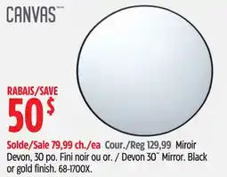 Canadian Tire CANVAS Devon 30˝ Mirror offer