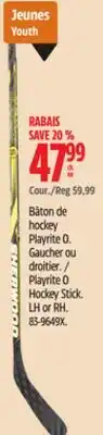 Canadian Tire Sherwood Hockey Stick offer