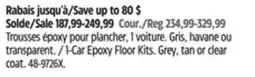 Canadian Tire Rust-Oleum 1-Car Epoxy Floor Kits offer