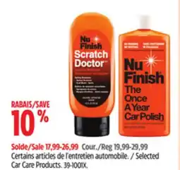 Canadian Tire Selected Car Care Products offer