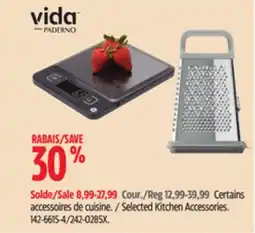 Canadian Tire Vida by PADERNO Selected Kitchen Accessories offer