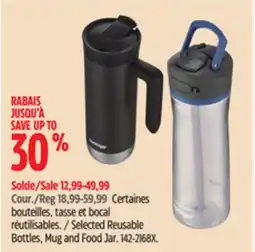 Canadian Tire Selected Reusable Bottles, Mug and Food Jar offer