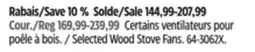 Canadian Tire Selected Wood Stove Fans offer