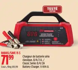 Canadian Tire Classic Series 8/4/2A Battery Charger offer