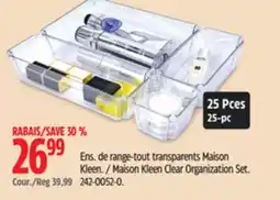 Canadian Tire Maison Kleen Clear Organization Set offer