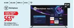 Canadian Tire Westinghouse Roku Smart TV offer