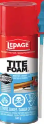 Canadian Tire LePage TiteFoam Window & Door Foam Insulation offer
