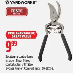 Canadian Tire Yardworks 8˝ Steel Bypass Pruner offer