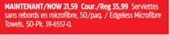 Canadian Tire Edgeless Microfibre Towels, 50-Pk offer