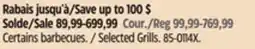 Canadian Tire Vermont Selected Grills offer
