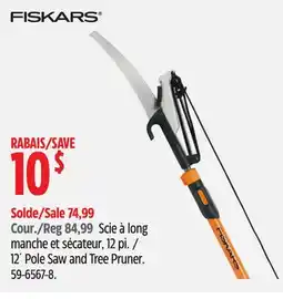 Canadian Tire Fiskars 12´ Pole Saw and Tree Pruner offer