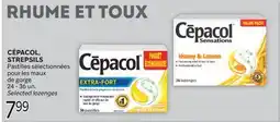 Brunet CÉPACOL, STREPSILS Pastilles sélectionnées offer