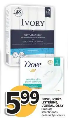 Brunet DOVE, IVORY, LISTERINE, L'ORÉAL, OLAY Produits sélectionnés offer