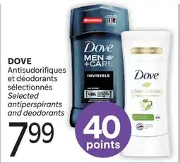 Brunet DOVE Antisudorifiques et déodorants sélectionnés offer