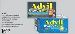 Brunet ADVIL Ibuprofène pour aider à soulager les symptômes du rhume, de la grippe et des sinus offer