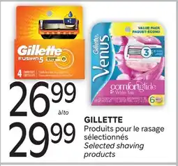 Brunet GILLETTE Produits pour le rasage sélectionnés offer