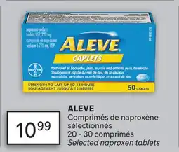 Brunet ALEVE Comprimés de naproxène sélectionnés offer