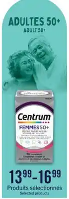 Jean Coutu CENTRUM Selected products offer