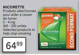 Brunet NICORETTE Produits sélectionnés pour aider à cesser de fumer offer