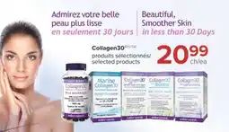 Jean Coutu Collagen30 selected products offer