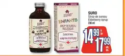 Jean Coutu SURO Elderberry syrup offer