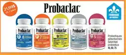 Jean Coutu Probaclac Selected probiotics offer