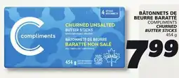 IGA COMPLIMENTS CHURNED BUTTER STICKS offer