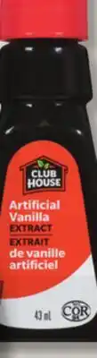 IGA CLUB HOUSE PURE OR ARTIFICIAL EXTRACT offer