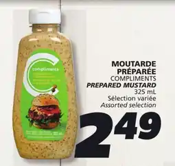 IGA COMPLIMENTS PREPARED MUSTARD offer