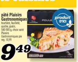 Marché Richelieu PÂTÉ PLAISIRS GASTRONOMIQUES | PLAISIRS GASTRONOMIQUES PIE offer