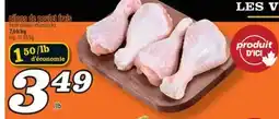 Marché Richelieu PILONS DE POULET FRAIS | FRESH CHICKEN DRUMSTICKS offer