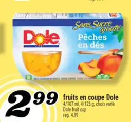 Marché Richelieu FRUITS EN COUPE DOLE | DOLE FRUIT CUP offer